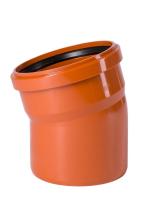 Отвод для наружной канализации Ostendorf KGB 110х15°