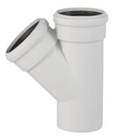 Тройник для внутренней канализации Rehau 110х100х45°