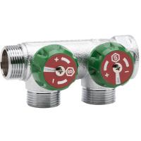 Коллектор для водоснабжения Stout 1" х 1/2" - 2 отвода