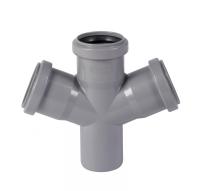 Крестовина одноплоскостная для внутренней канализации Ostendorf HTDA 50х50х50х67°
