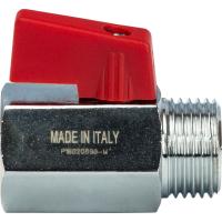 Кран шаровой Stout внутренняя/НАРУЖНАЯ резьба 1/2", бабочка, (мини)