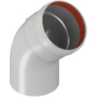 Отвод промежуточный Rommer 80 (мама/папа) 45 град.