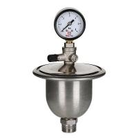 Гаситель гидроударов Valtec VT.CAR20.I.04001 мембранный с манометром