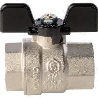 Кран шаровой Stout внутренняя/внутренняя резьба 1/2", бабочка