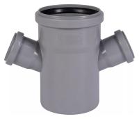 Крестовина одноплоскостная для внутренней канализации Ostendorf HTDA 110х50х50х67°