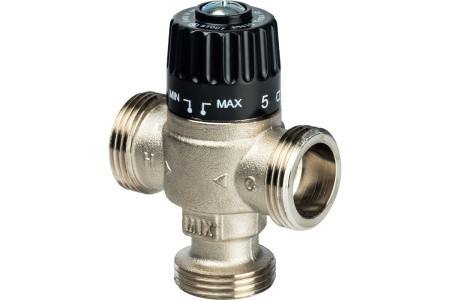 Термостатический смесительный клапан для отопления и ГВС 3/4" НР Stout (35-60 °С, KVs 2.3 м3/ч)